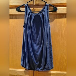 Blue dressy tank